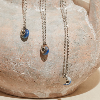 털로만든 목걸이 블루니스-아토스