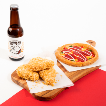 피자&치킨세트(치킨5p+치킨무)